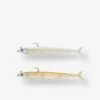 COMBO Leurres Souples Slug Lançon SLUGEELO 130 10gr Doré/Blanc -Pêche Promotion Boutique combo leurres souples slug lancon slugeelo 130 10gr doreblanc