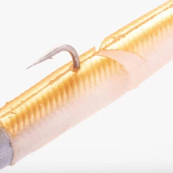 COMBO Leurres Souples Slug Lançon SLUGEELO 130 10gr Doré/Blanc -Pêche Promotion Boutique combo leurres souples slug lancon slugeelo 130 10gr doreblanc 7