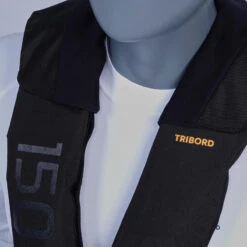 Tribord Gilet De Sauvetage Gonflable Adulte LJ 150N+ AIR Série Limitée Noir -Pêche Promotion Boutique gilet de sauvetage gonflable adulte lj 150n air serie limitee noir 6