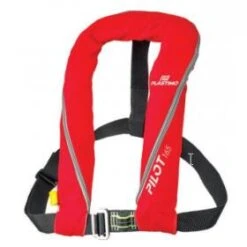 PLASTIMO GILET DE SAUVETAGE GONFLABLE ROUGE - PILOT 165 N - AUTOMATIQUE AVEC HARNAIS