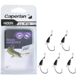 HAMEÇON TEXAN PÊCHE HOOK TEXAN WEIGHTED 3/0