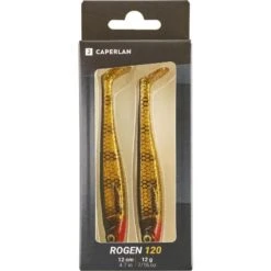 LEURRE SOUPLE BROCHET SHAD ROGEN 120 GOLD X2 -Pêche Promotion Boutique leurre souple brochet shad rogen 120 gold x2 3