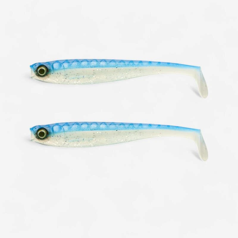 LEURRE SOUPLE BROCHET SHAD ROGEN 160 BLEU X2 3 LEURRE SOUPLE BROCHET SHAD ROGEN 160 BLEU X2