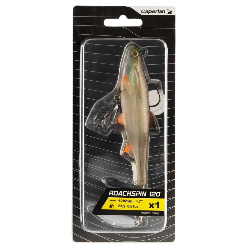 LEURRE SOUPLE SHAD A PALETTE PÊCHE AUX LEURRES ROACHSPIN 120 GARDON 4 LEURRE SOUPLE SHAD A PALETTE PÊCHE AUX LEURRES ROACHSPIN 120 GARDON – Image 2