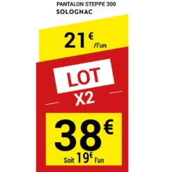 PANTALON CARGO RESISTANT STEPPE 300 MARRON -Pêche Promotion Boutique pantalon cargo resistant steppe 300 marron 1