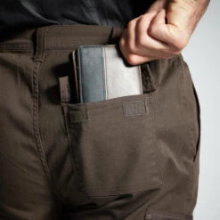 PANTALON CARGO RESISTANT STEPPE 300 MARRON -Pêche Promotion Boutique pantalon cargo resistant steppe 300 marron 7