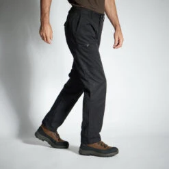 PANTALON CARGO RESISTANT STEPPE 300 NOIR -Pêche Promotion Boutique pantalon cargo resistant steppe 300 noir 3