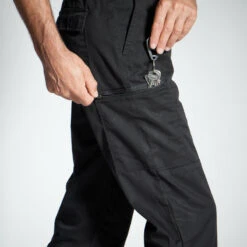 PANTALON CARGO RESISTANT STEPPE 300 NOIR -Pêche Promotion Boutique pantalon cargo resistant steppe 300 noir 5