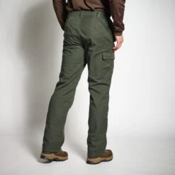 PANTALON CHASSE CHAUD VERT 100 -Pêche Promotion Boutique pantalon chasse chaud vert 100 2