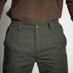 PANTALON CHASSE CHAUD VERT 100 -Pêche Promotion Boutique pantalon chasse chaud vert 100 5