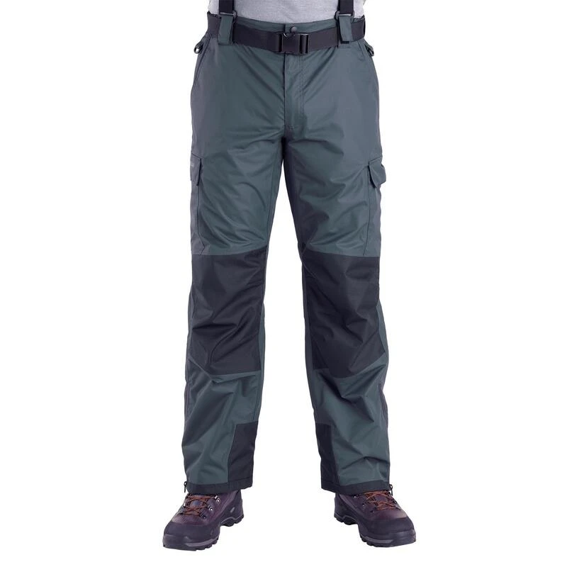 Pantalon De Pêche Imperméable 500 Gris 5 Pantalon De Pêche Imperméable 500 Gris – Image 3