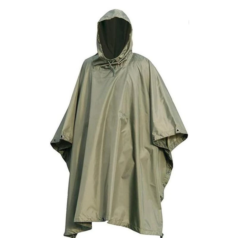 Poncho étanche à Capuche - Vert - Mil-Tec 3 Poncho étanche à Capuche - Vert - Mil-Tec