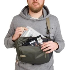 Sac à Bandoulière De Pêche 9L - Sling Bag 100 Kaki -Pêche Promotion Boutique sac a bandouliere de peche 9l sling bag 100 kaki 6