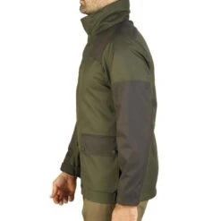 VESTE CHASSE Imperméable VERTE 500 17 VESTE CHASSE Imperméable VERTE 500 -Pêche Promotion Boutique veste chasse impermeable verte 500 5